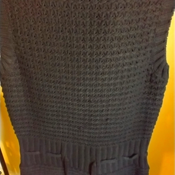 DressNWT Black mock neck crouche mini sleeveless - Picture 4 of 8